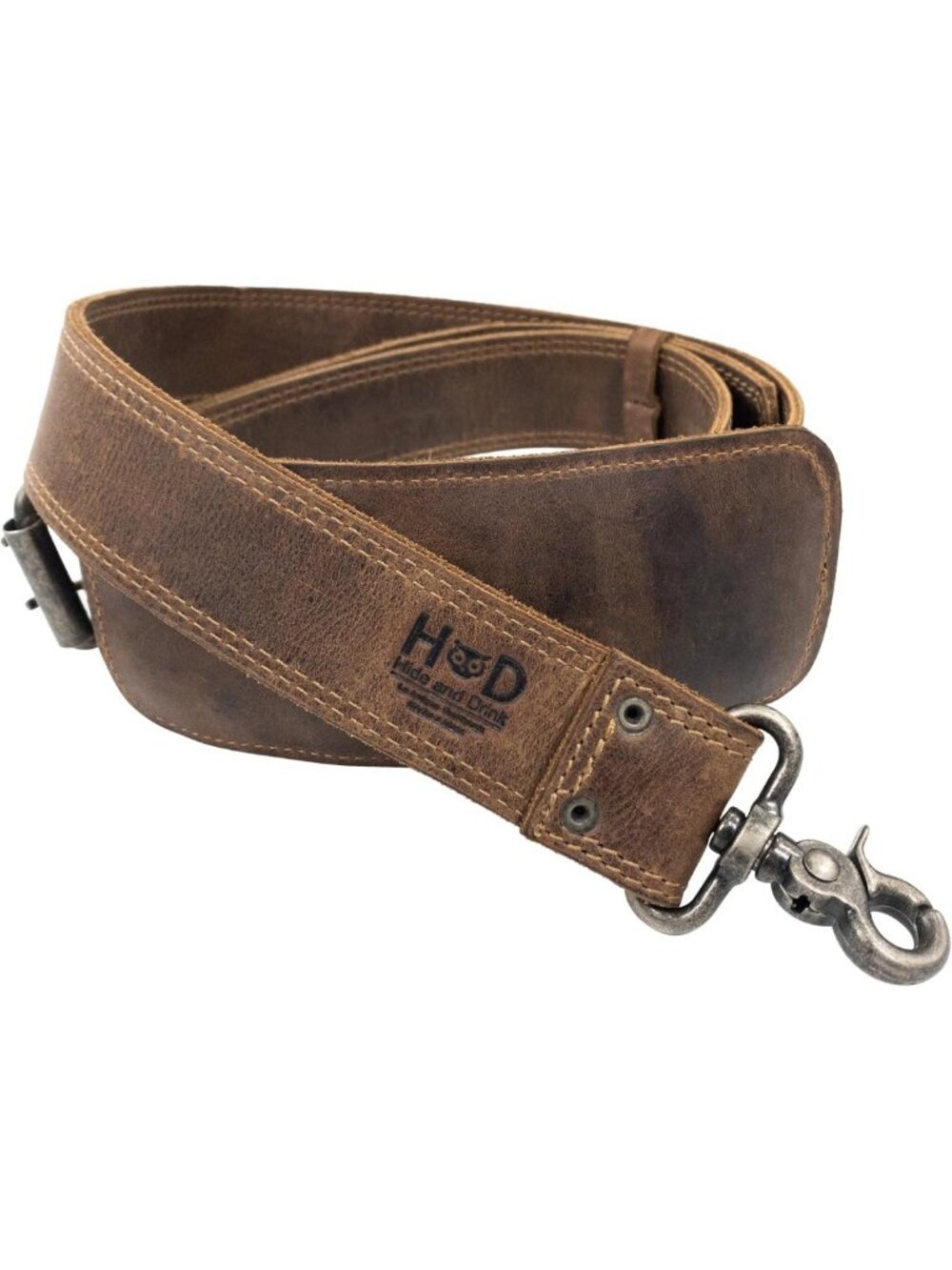 Adjustable Full Grain Leather Strap for Messenger, Duffle & Crossbody Bags